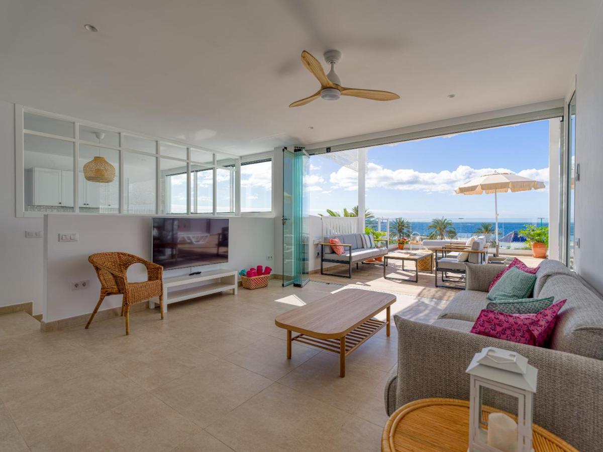 Pasitoblanco Porto Mare 7 Seaview Villa Private Heated Pool Pasito Blanco Exterior photo